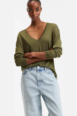 La Redoute Maglione Scollo A V In Maglia Fine Donna Taglie XS