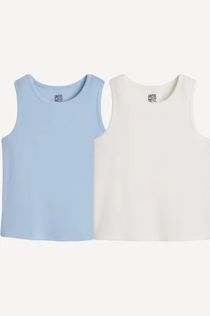 La Redoute Confezione Da 2 Canotte A Coste Bambina Taglie 4 anni - 102 cm