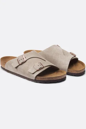 Birkenstock Sabot In Pelle Scamosciata Zürich Donna Taglie 37