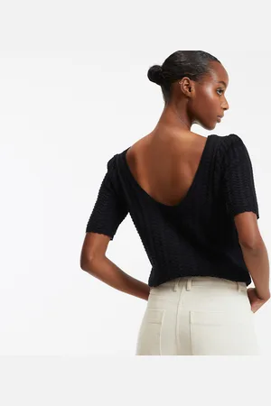 La Redoute Maglione Girocollo In Maglia Fine Donna Taglie XS