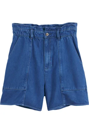 La Redoute Shorts Paperbag In Denim Leggero, Misto Lyocell Donna Taglie 38 (IT) - 34 (FR)