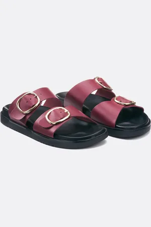 La Redoute Sabot In Pelle Con Doppia Fibbia, Signature Salome Donna Taglie 36