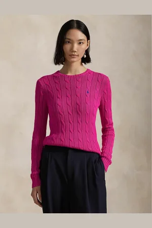 Ralph Lauren Maglione Maglia A Trecce Girocollo Julianna