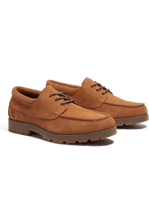 Timberland Scarpe Da Barca In Pelle Scamosciata Britton Square Uomo Taglie 45