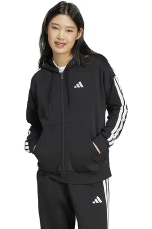 adidas Felpa Con Cappuccio E Cerniera Essentials Linear Donna Taglie XS