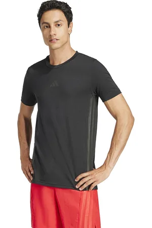 adidas T-shirt A Maniche Corte A 3 Bande D4t Uomo Taglie S