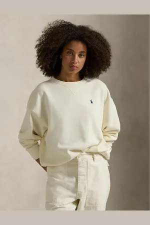 Ralph Lauren Felpa Girocollo Maniche Lunghe Donna Taglie XL
