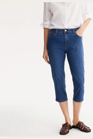 ANNE WEYBURN Jeans A Pinocchietto Denim Stretch Donna Taglie 50 (IT) - 46 (FR)