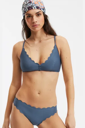 La Redoute Reggiseno Per Bikini A Triangolo, In Maglia Piqué Donna Taglie 40 (IT) - 36 (FR)