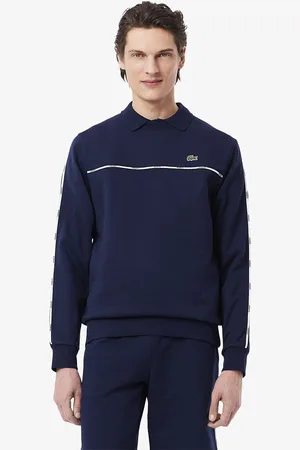 Lacoste Felpa Girocollo Con Profili Taglie S
