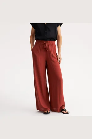 ANNE WEYBURN Pantaloni Larghi In Crêpon Donna Taglie 40 (IT) - 36 (FR)