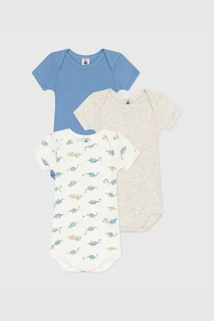 Petit Bateau Confezione Da 3 Body Maniche Corte Taglie 3 mesi - 60 cm