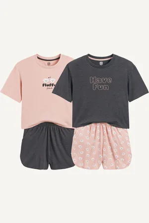 La Redoute Confezione Da 2 Pigiami Corti In Cotone Bambina Taglie 8 anni - 126 cm
