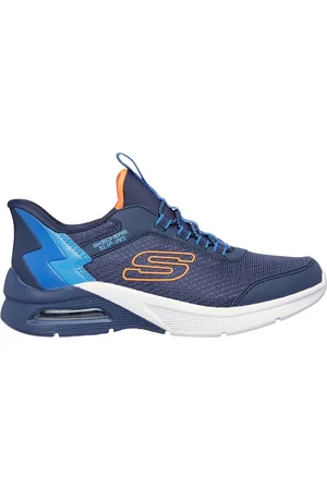 Skechers Scarpe Da Ginnastica Slip-in: Microspec Max Brisk-stripes Bambino Taglie 27
