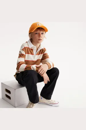 La Redoute Polo Rugby Maniche Lunghe A Righe Bambino Taglie 4 anni - 102 cm