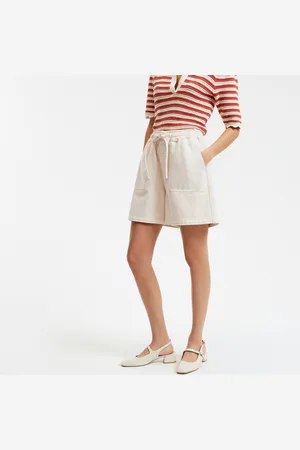 La Redoute Pantaloncini In Cotone Con Elastico In Vita Donna Taglie XS