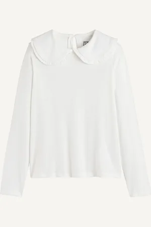 La Redoute T-shirt A Maniche Lunghe Con Colletto Bambina Taglie 3 anni - 94 cm