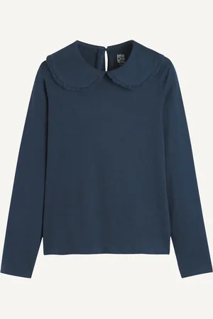 La Redoute T-shirt A Maniche Lunghe Con Colletto Bambina Taglie 3 anni - 94 cm