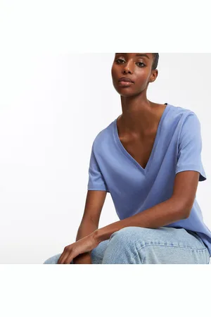 La Redoute T-shirt Loose Scollo A V, Maniche Corte Donna Taglie M