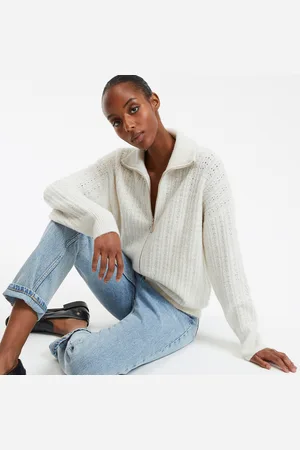 La Redoute Cardigan Corto Con Scollo A V In Maglia Grossa Donna Taglie S