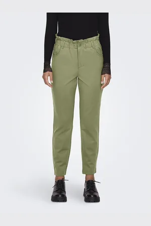 ONLY Pantaloni A Sigaretta A Vita Alta Donna Taglie XS / L32