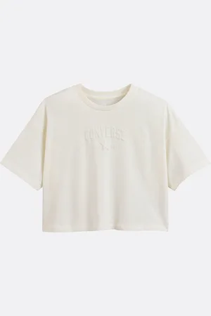 Converse T-shirt A Maniche Corte Retro Donna Taglie S