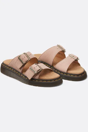 Dr. Martens Josef Slide Powder Pink Milled Nubuck Uomo Taglie 36