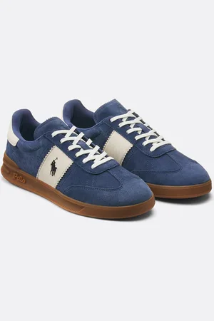 Ralph Lauren Sneakers In Pelle Scamosciata Heritage Aera Pp Uomo Taglie 43