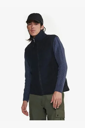 Aigle Giacca In Pile Senza Maniche Con Zip Uomo Taglie M