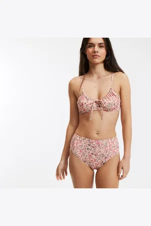 La Redoute Slip Per Bikini Floreale A Vita Alta Donna Taglie 40 (IT) - 36 (FR)