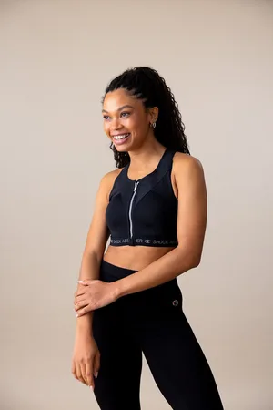 Champion Brassiere Sportivo Con Cerniera, Sostegno Estremo Donna Taglie 3 C