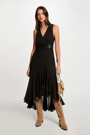 Morgan Abito Midi Fluido Donna Taglie 38 (IT) - 34 (FR)