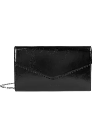 Lancaster Pochette In Pelle, Patta Con Bottoni A Pressione, Rétro & Glam