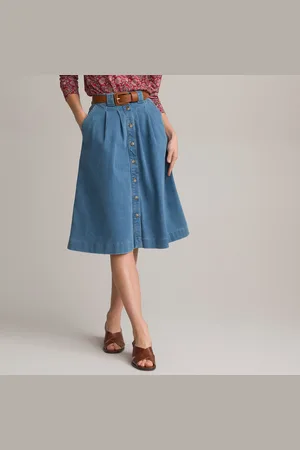 ANNE WEYBURN Gonna Svasata, In Denim, Lunghezza Media Donna Taglie 40 (IT) - 36 (FR)