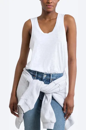 American Vintage Top Scollo Rotondo Senza Maniche Jacksonville Donna Taglie XS