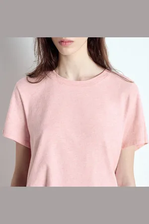American Vintage T-shirt Girocollo A Maniche Corte, Ypawood Donna Taglie S