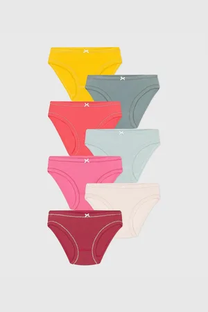 Petit Bateau Confezione Da 7 Culotte Bambina Taglie 12 anni - 150 cm