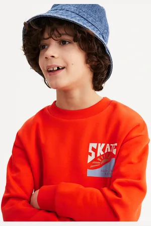 La Redoute Felpa Girocollo, Skateboard Stampato Bambino Taglie 4 anni - 102 cm