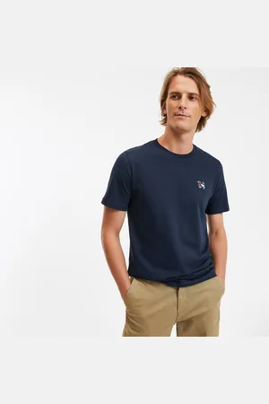 La Redoute T-shirt Ricamata Girocollo Maniche Corte Uomo Taglie S