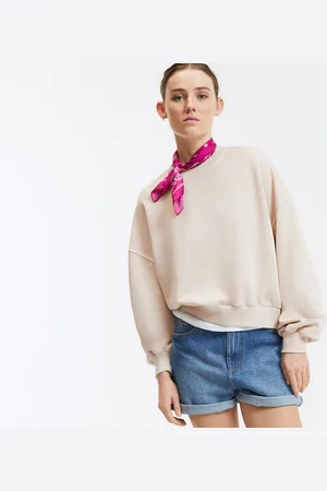 La Redoute Felpa Girocollo Larga E Corta Donna Taglie XS