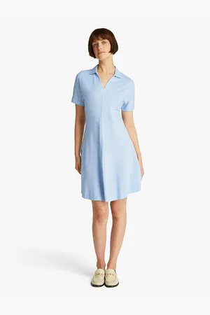Tommy Hilfiger Abito Polo Svasato A Righe Donna Taglie S