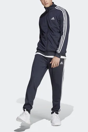 adidas Tuta Sportiva In Maglia A 3 Bande Sportswear Uomo Taglie XS
