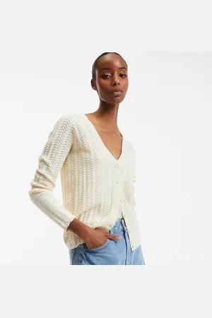 La Redoute Cardigan A Maglia Fine Con Scollo A V E Chiusura A Bottoni Donna Taglie S