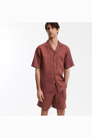 La Redoute Camicetta Dritta In Lino Uomo Taglie S