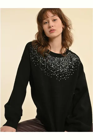Molly Bracken Maglione Con Paillettes Donna Taglie XS