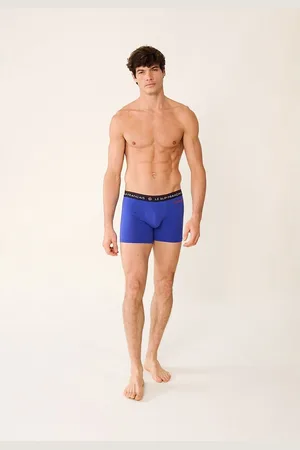 LE SLIP FRANCAIS Boxer Tinta Unita Con Motivo Ricamato Uomo Taglie L