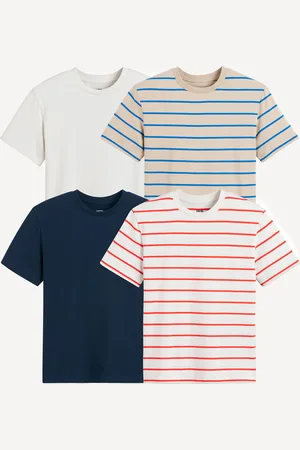 La Redoute Confezione Da 4 T-shirt Girocollo Bambino Taglie 4 anni - 102 cm