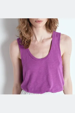 American Vintage Top Scollo Rotondo Senza Maniche Jacksonville Donna Taglie XS