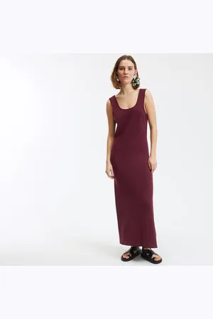 La Redoute Abito Lungo Aderente, Senza Maniche Donna Taglie XS