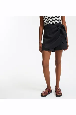 La Redoute Minigonna In Lino Donna Taglie 38 (IT) - 34 (FR)